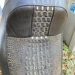 Le Pera Alligator Skin Harley-davidson Fxr Seat'82-'94