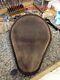 Leather Harley Chopper Seat Sportster Bobber Rich Phillips Leather Distressed