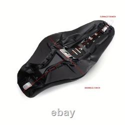 Leather twin/two up/double seat for Harley Davidson Sportster XL 883 1200 04-15