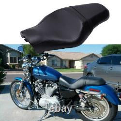 Motorcycle Driver Passenger Two Up Seat for Harley Davidson Sportster 1200 883 E