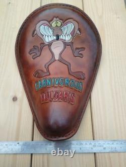 Motorcycle Saddle Hand Crafted Genuine Leather Harley Davidson Chopper custom