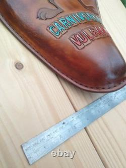 Motorcycle Saddle Hand Crafted Genuine Leather Harley Davidson Chopper custom
