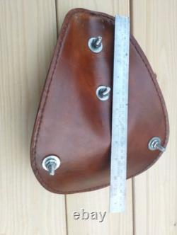 Motorcycle Saddle Hand Crafted Genuine Leather Harley Davidson Chopper custom