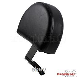 Motorcycle Seat Cushion Adjustable Driver Backrest For Harley Davidson Softail