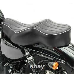 Motorcycle Seat for Harley Sportster 04-20 Craftride VM2 2-Up driver passenger