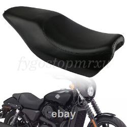 Motorcycle Two-up DRIVER PASSENGER Seat For Harley Davidson Street 500 750