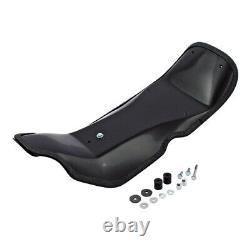 Mustang Cyclone Solo Seat with mount kit Harley-Davidson FLH 09-21 76615 76624