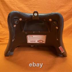 Mustang For Harley Davidson Black Leather Wide Tripper Solo Seat