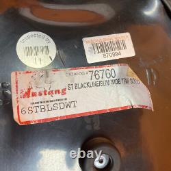 Mustang For Harley Davidson Black Leather Wide Tripper Solo Seat