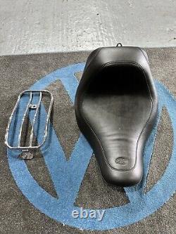 Mustang Solo Seat & Rear Rack, Harley Davidson Sportglide FLSB Softail, VGC
