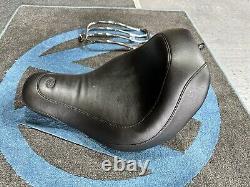 Mustang Solo Seat & Rear Rack, Harley Davidson Sportglide FLSB Softail, VGC