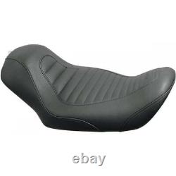 Mustang TripperT Synthetic Leather Solo Seat for Harley-Davidson Dyna Glide
