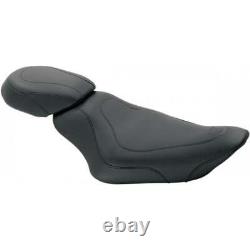 Mustang TripperT Synthetic Leather Solo Seat for Harley-Davidson Sportster