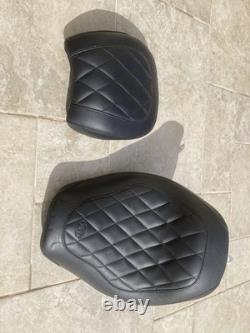 Mustang Wide Tripper Rear Pillion Seat For Harley Davidson FLSL 1750 2018-2021