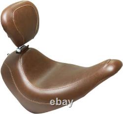 Mustang Wide Tripper Seat For Harley Davidson FLSB 1750 2018-2021 Brown