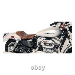 Mustang Wide Tripper Solo Seat Diamond Braun, for Harley-Davidson XL 04-19