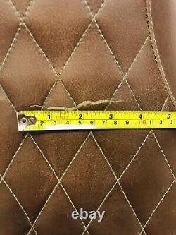 Mustang Wide Tripper Solo Seat Harley Davidson Road King Brown Diamond Stitch
