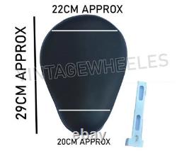 New Black Leather Solo Seat For Harley Davidson Sport Edition Motorcycles