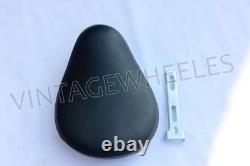 New Black Leather Solo Seat For Harley Davidson Sport Edition Motorcycles