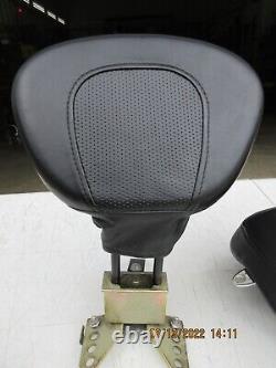 OEM HARLEY DAVIDSON 2004 CVO Electra-glide Seat & Driver's backrest +mtg brkt