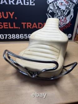 OG Harley Davidson panhead Shovelhead Duoglide Buddy Seat white