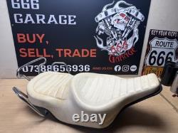 OG Harley Davidson panhead Shovelhead Duoglide Buddy Seat white