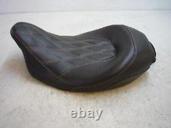 Oem Harley Davidson 08-22 Cvo Touring Solo Seat Saddle Dark Brown Diamond Stitch