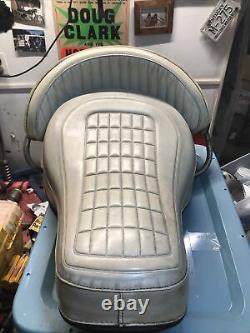 Original Harley Buddy Seat Knucklehead Panhead Flathead Shovelhead WHITE