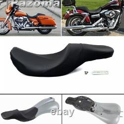 Paul Yaffe Stretched Tank 2-Up Seat For 97-07 Harley Road Glide FLTR 08-09 Black