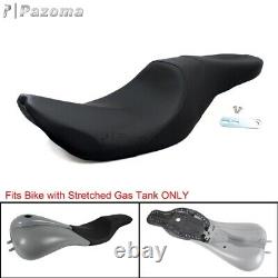 Paul Yaffe Stretched Tank 2-Up Seat For 97-07 Harley Road Glide FLTR 08-09 Black
