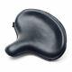 Police-style Real Leather Saddle Seat Black Fits For Harley-davidson