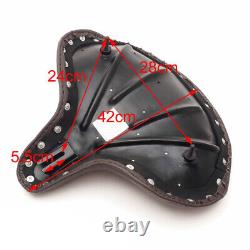 Police Style Saddle Motorcycle Seat Seat Fits Harley-Davidson