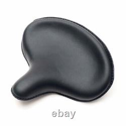 Police-Style Saddle Seat Black Motorcycle Fits for Harley-Davidson