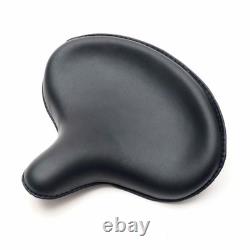 Police-Style Saddle Seat Black Motorcycle Suitable for Harley-Davidson