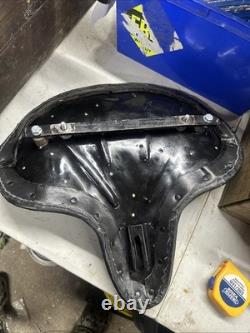 ROYAL ENFIELD, INDIAN, HARLEY DAVIDSON ETC WIDE LARGE MOTORCYCLE SEAT Pan