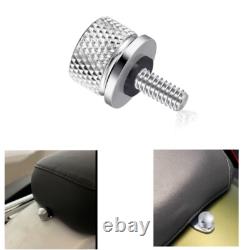 Rear Fender Seat Bolt Tab Screw Mount Knob Cover Nut Kit For 86+ Harley Davidson