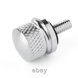 Rear Fender Seat Bolt Tab Screw Mount Knob Cover Nut Kit For 86+ Harley Davidson