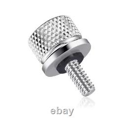 Rear Fender Seat Bolt Tab Screw Mount Knob Cover Nut Kit For 86+ Harley Davidson
