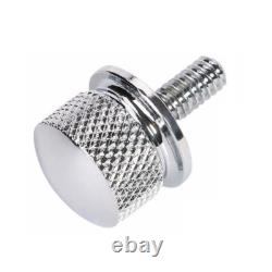 Rear Fender Seat Bolt Tab Screw Mount Knob Cover Nut Kit For 86+ Harley Davidson