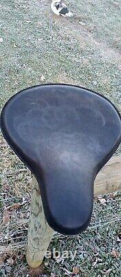 Reproduction Recovered WR seat Harley Davidson, flathead, knucklehead