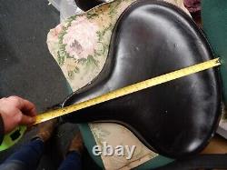 Royal Enfield, Indian, Harley Davidson Etc Wide Large Motorcycle Seat Ref B6b