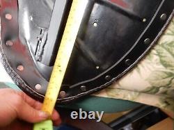 Royal Enfield, Indian, Harley Davidson Etc Wide Large Motorcycle Seat Ref B6b