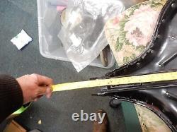 Royal Enfield, Indian, Harley Davidson Etc Wide Large Motorcycle Seat Ref B6b