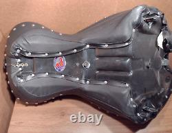 SADDLEMEN harley TOURING seat PASSENGER DAVIDSON motorcycle LEATHER replacement