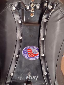 SADDLEMEN harley TOURING seat PASSENGER DAVIDSON motorcycle LEATHER replacement