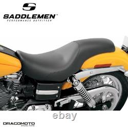 SEAT HARLEY DYNA / GLIDE SADDLEMEN ProfilerT 806-04-047 One-Piece Black GelCoreT