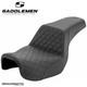 Seat Harley Dyna / Glide Saddlemen Step-up 806-04-177 2-up Seat Black Gelcore