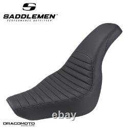 SEAT HARLEY SOFTTAIL SADDLEMEN Profiler 818-29-148 2-Up Seat Black Saddlegel