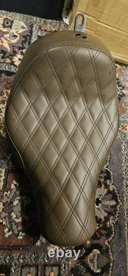 Saddleman Brown Solo Seat For Harley-Davidson Low Rider, S And ST, 2020 Onwards