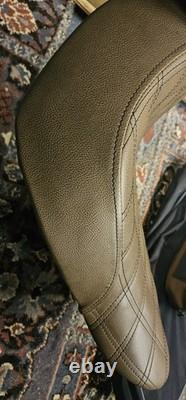 Saddleman Brown Solo Seat For Harley-Davidson Low Rider, S And ST, 2020 Onwards